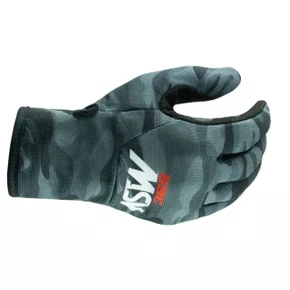 Luva Motociclista Urbana ASW 365 Preta Camo Cinza