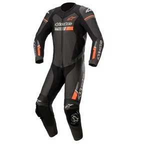 Macacão Alpinestars GP Force Chaser 1 Peça Preto Vermelho