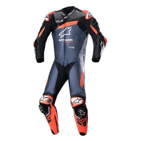 Macacão Alpinestars Gp Plus V4 1Pc Preto Verm Azul Escuro