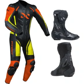 Macacão Norisk Ss Pre Lar Ama 1pc E Bota Tcx Rt Race Pro Air