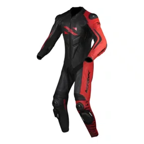 Macacão Norisk Ss Preto Vermelho 1 Peça Racing