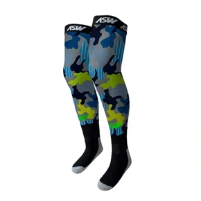 Meião Meia Asw Brace Camuflada Motocross Enduro Trilha