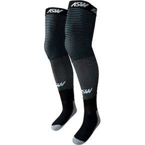 Meião Meia Asw Brace Stripes Motocross Enduro Triha