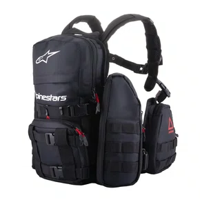 Mochila Alpinestars Techdura Tactical Pack Preto Branco