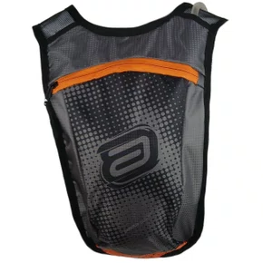 Mochila Bolsa Hidratação Asw Race 2.0 2L Preto Chumbo Laranja