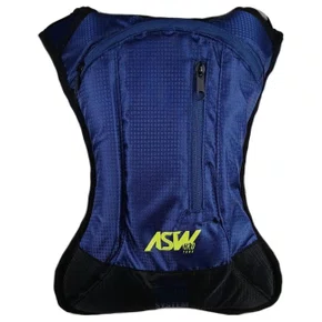 Mochila Bolsa Hidratação Asw Tank Lite 2L Marinho Preto Amarelo