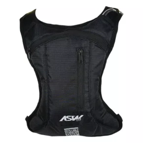 Mochila Bolsa Hidratação Asw Tank Lite 2L Preto Branco