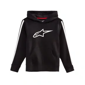 Moletom Alpinestars Racey Hoodie Infantil Preto Com Capuz