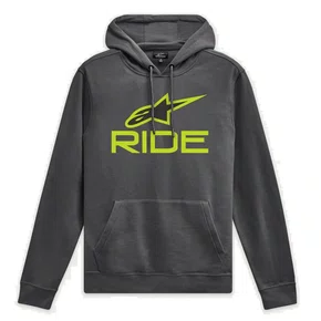 Moletom Alpinestars Ride V3 Hoodie Cinza Verde Preto