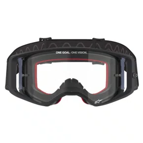 Oculos Motocross Alpinestars Supertech Corp Preto Cinza Lente Cristal