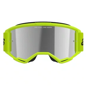 Oculos Motocross Alpinestars Vision 3 Wordmark Amarelo Espel