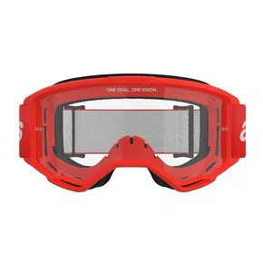Oculos Motocross Alpinestars Vision 3 Wordmark Vermelho
