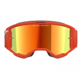 Oculos Motocross Alpinestars Vision 5 Corp Lente Vermelha