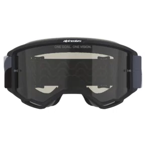 Oculos Motocross Alpinestars Vision Sand Preto Cinza Lente Fumê