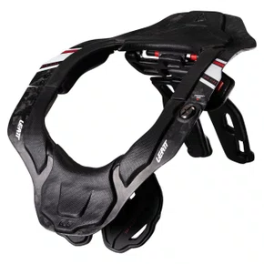 Protetor De Pescoço Cervical Leatt Brace 6.5 Carbono Preto Branco