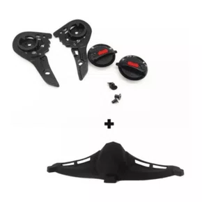 Reparo Kit Suporte Viseira Capacete Ls2 Ff358 C/narigueira