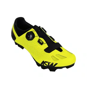 Sapatilha Ciclismo Bike Asw Ruby Mtb Amarelo Fluor