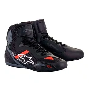 Tenis Alpinestars Faster 3 Rideknit Cinz Verm Brilhante
