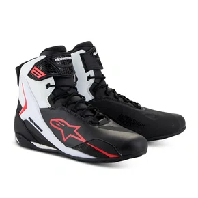 Tenis Alpinestars Faster 4 Preto Branco Vermelho