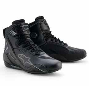 Tenis Pilotagem Alpinestars Faster 4 Drystar Preto Cinza