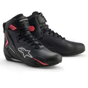 Tênis Pilotagem Alpinestars Stella Faster 4 Drystar Preto Cinza Coral