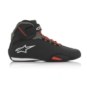 Tenis Pilotagem Moto Alpinestars Sektor Preto Vermelho
