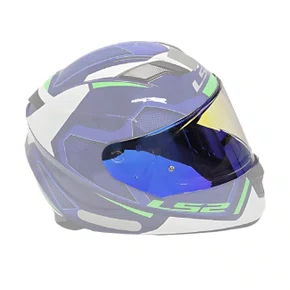 Viseira Capacete Ls2 Ff320 Ff353 Ff800 Revo Azul Dia E Noite