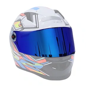 Viseira Capacete Ls2 Ff358 Fw3 Gt Helt Estrada Revo Azul