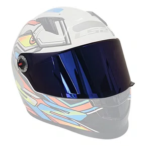 Viseira Capacete Ls2 Ff358 Fw3 Gt Helt Strad Azul