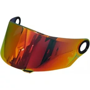 Viseira Capacete Ls2 Ff358 Revo Vermelha Polarizada