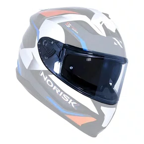 Viseira Capacete Norisk Strada Racer1 RC2 Cristal Polivisor