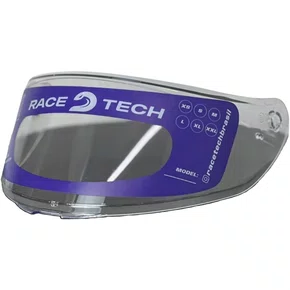 Viseira Capacete Race Tech Hit Cristal