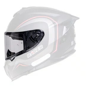 Viseira Capacete Racer1 Rc2 Start Cristal