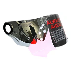 Viseira Ls2 Ff358 Cromada Com Pino Pinlock Original