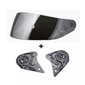 Viseira Norisk Ff391 Cromada Mais Kit Reparo Polivisor