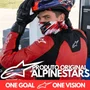 Bandana Alpinestars Blurred Vermelha