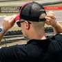 Bone Alpinestars Ageless Shadow Trucker Preto Vermelho