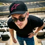 Bone Alpinestars Ageless Snapback Preto Vermelho