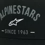 Boné Alpinestars Backline Trucker Preto Branco Cinza