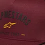 Boné Alpinestars Backline Trucker Vinho Preto Mostarda