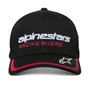 Bone Alpinestars Indent Preto Vermelho