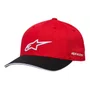 Bone Alpinestars Rostrum Snapback Vermelho Preto