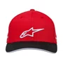 Bone Alpinestars Rostrum Snapback Vermelho Preto