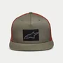 Boné Alpinestars Sussed Trucker Verde Militar Laranja