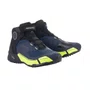 Bota Alpinestars Crx Drystar Preto Azul Escuro Amarelo Fluor