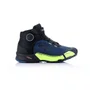 Bota Alpinestars Crx Drystar Preto Azul Escuro Amarelo Fluor