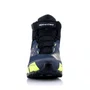 Bota Alpinestars Crx Drystar Preto Azul Escuro Amarelo Fluor