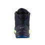 Bota Alpinestars Crx Drystar Preta Azul Escuro Amarela Fluor