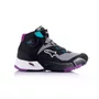 Bota Alpinestars Crx Drystar Preto Cinza Roxo Verde Feminina