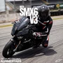 Bota Alpinestars SMX 6 V3 Preta Branca Vermelha Graphic